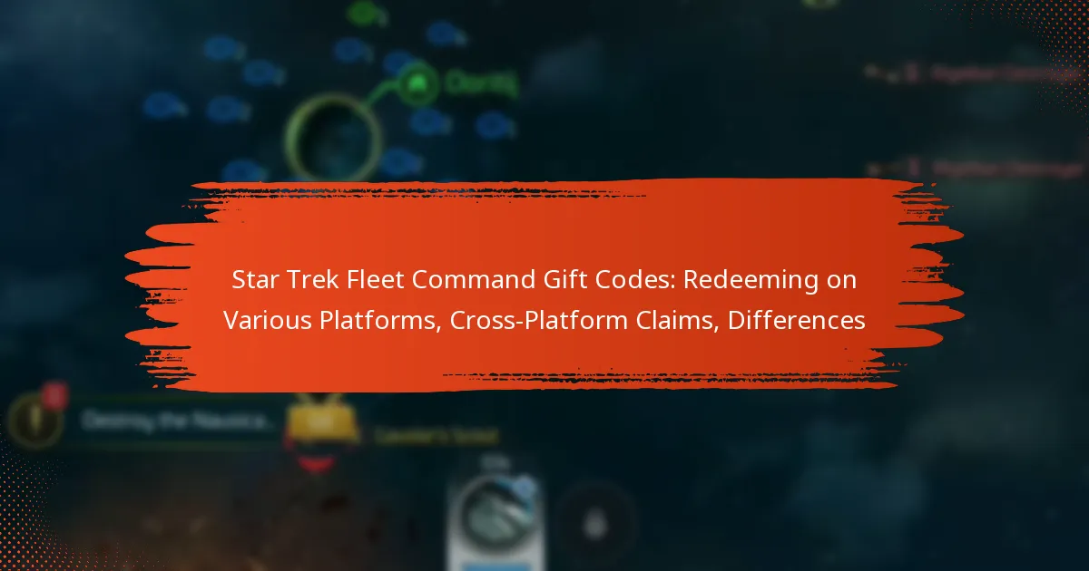 Star Trek Fleet Command Gift Codes: Redeeming on Various Platforms, Cross-Platform Claims, Differences